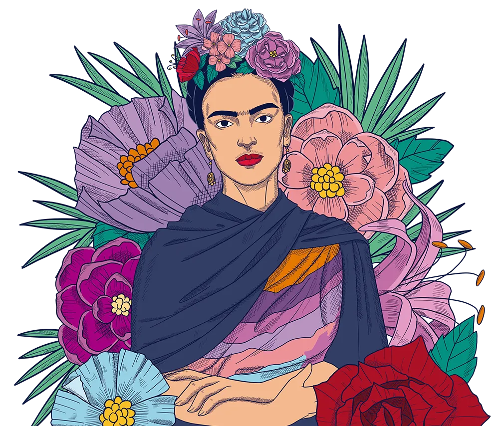 Learn Spanish with Frida Kahlo